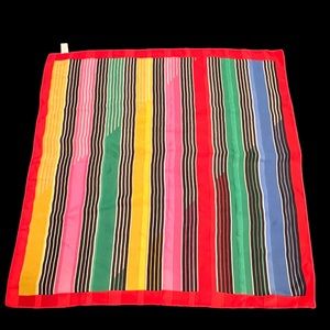 Vintage Colorful Scarf - Made in Italy